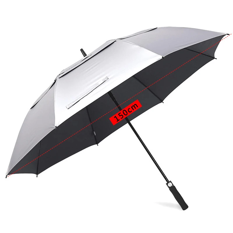 Bardzo duża Parasol srebro tyt – Golf Umbrella Large recenzja i cena