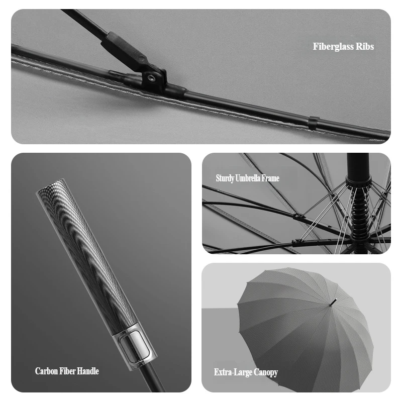 Automatyczny parasol prosty z  – Golf Umbrella Large recenzja i cena